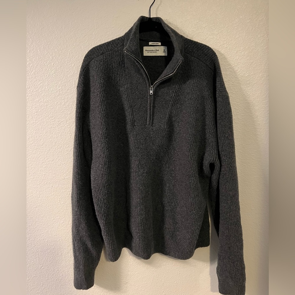 Abercrombie Oversized Quarter Zip